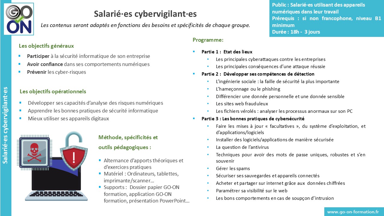 programme du module
